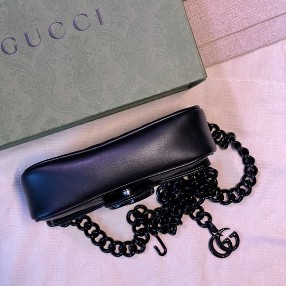 Gucci GG Marmont Belt Bag in Black Leather - Brand New without Tags - Picture 4 of 7